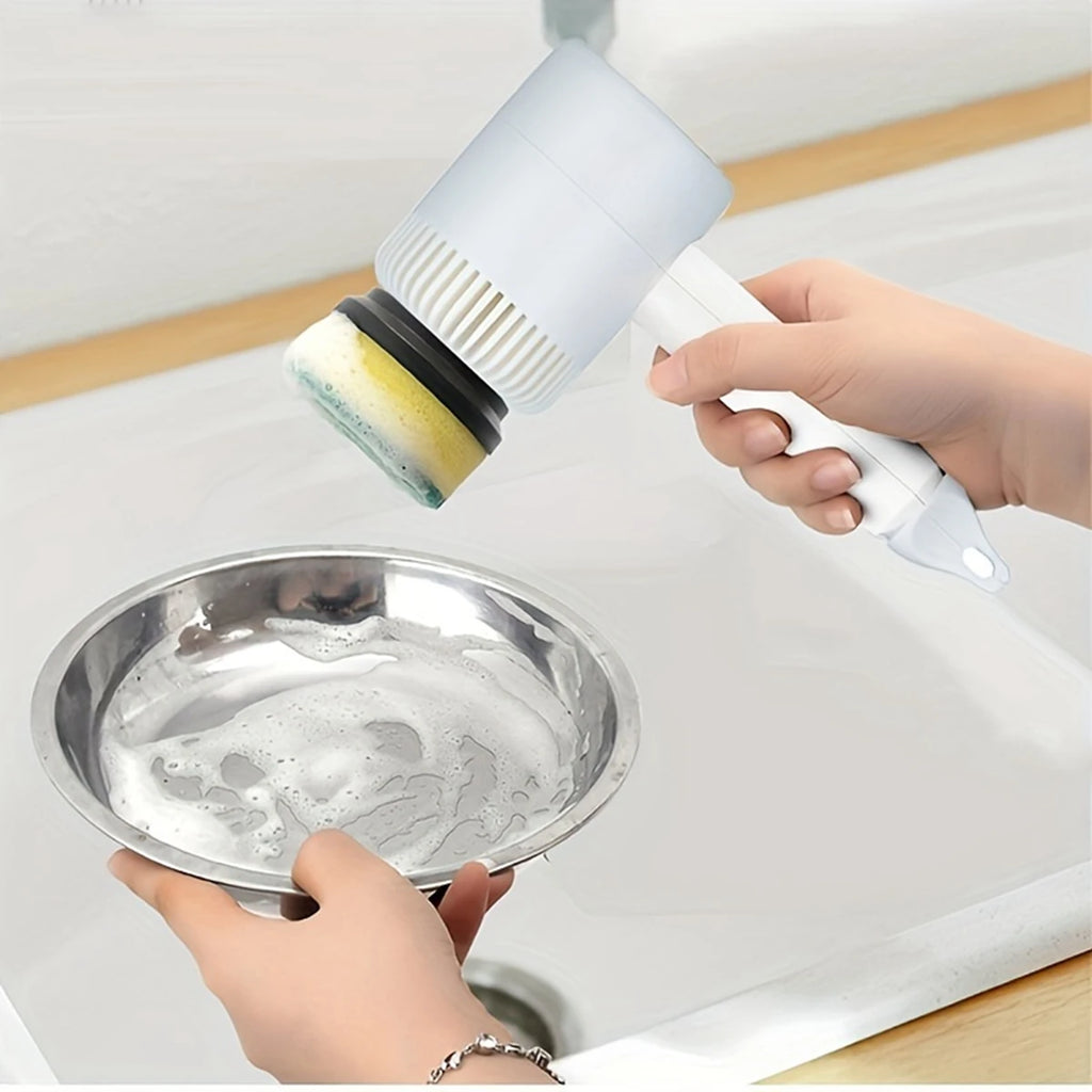 Cordless Electric Scrub Brush for Bathroom, Tub & Kitchen Cleaning