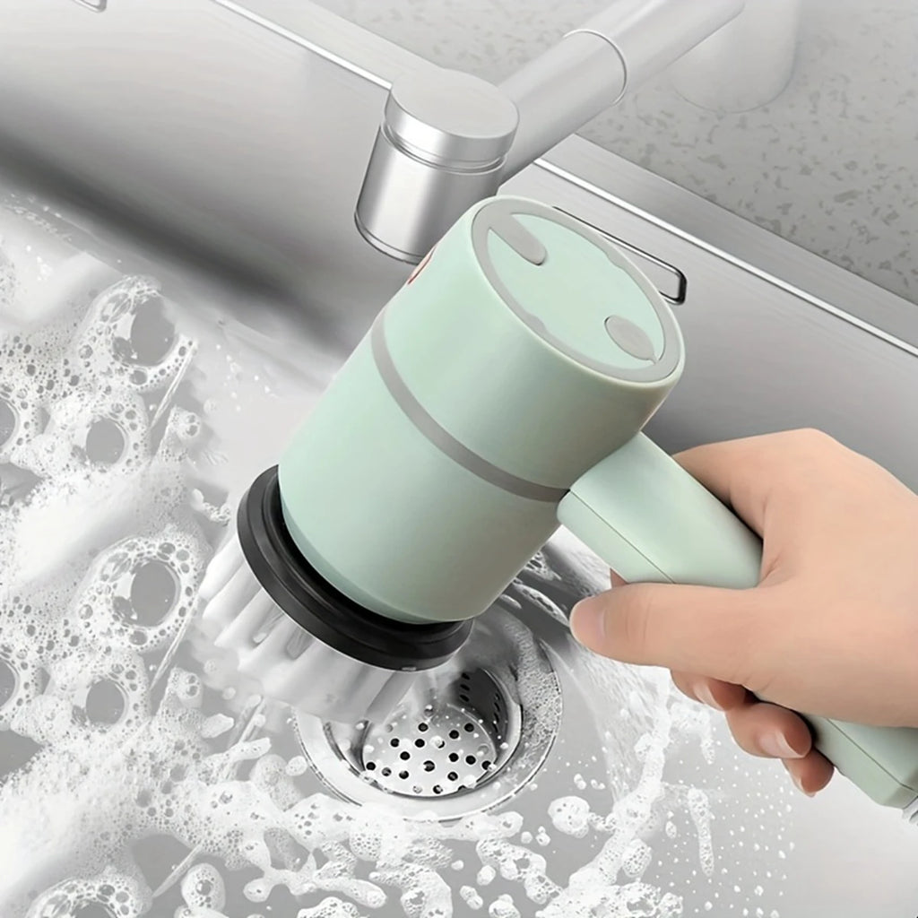 Cordless Electric Scrub Brush for Bathroom, Tub & Kitchen Cleaning